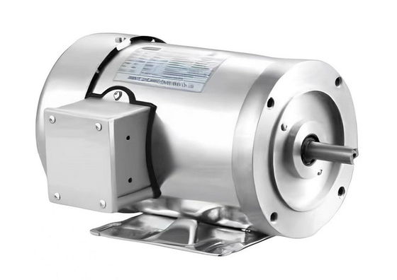 Washdown IP55 1HP 1745RPM мотора нержавеющей стали NEMA 56C TEFC трехфазный